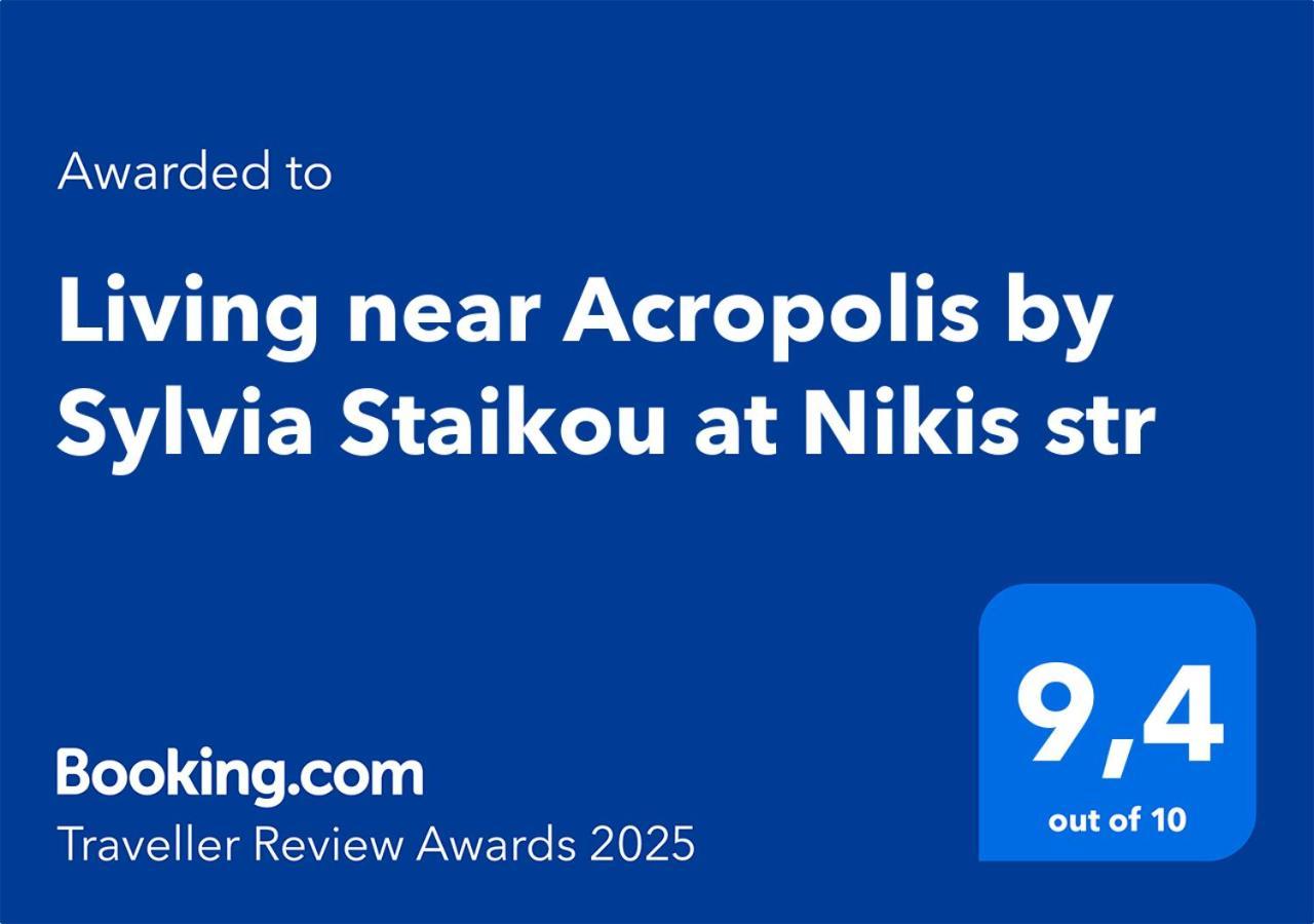 Living Near Acropolis By Sylvia Staikou At Nikis Str Lejlighed Athen Eksteriør billede